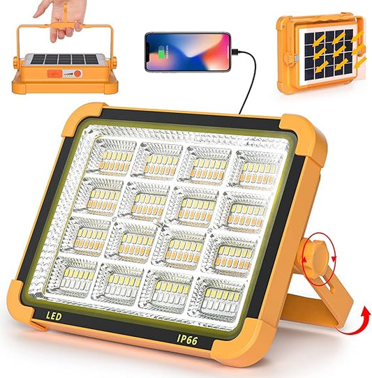 Portable Rechargeable Solar LED Floodlight