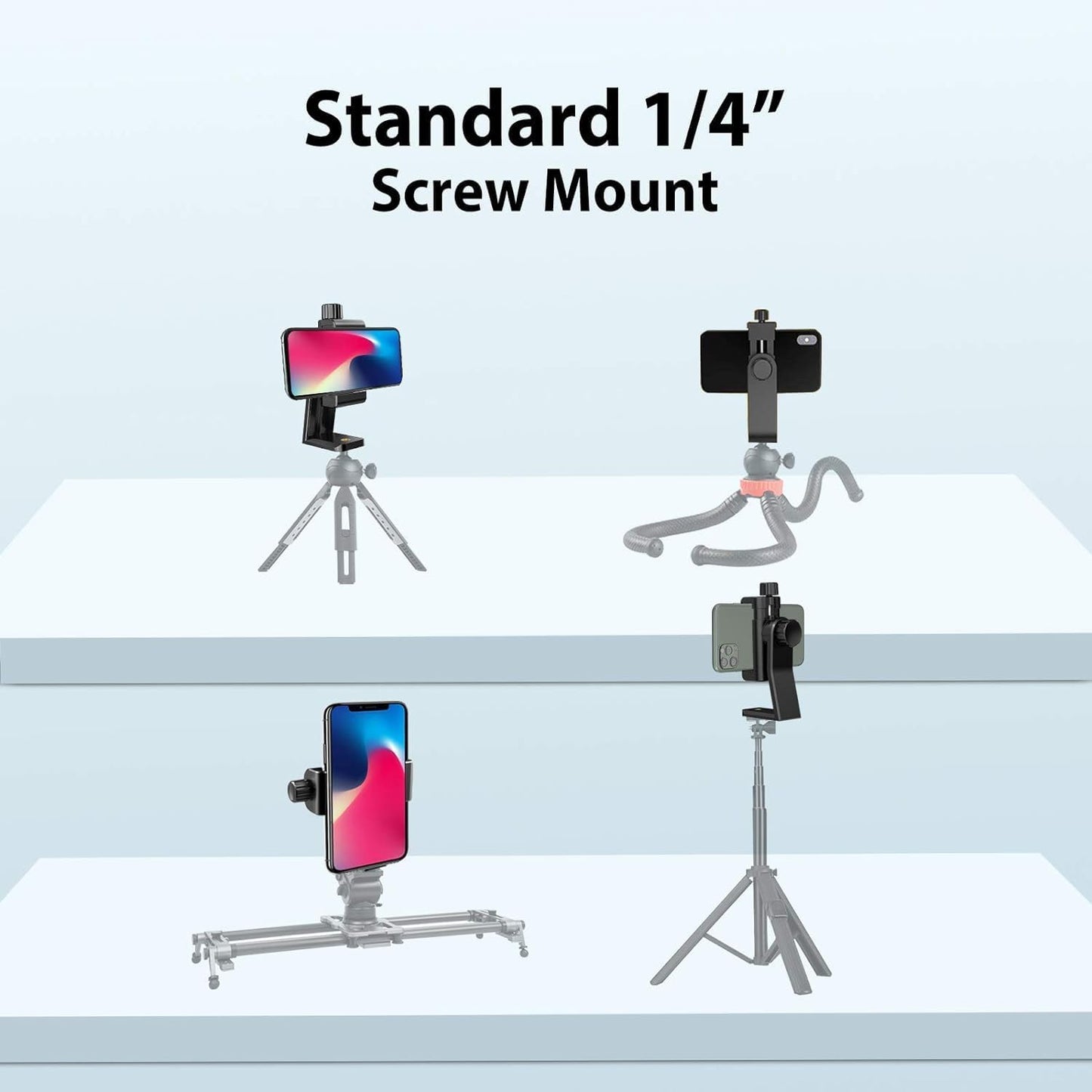 Universal Mobile Phone Holder Mount Bracket Adapter