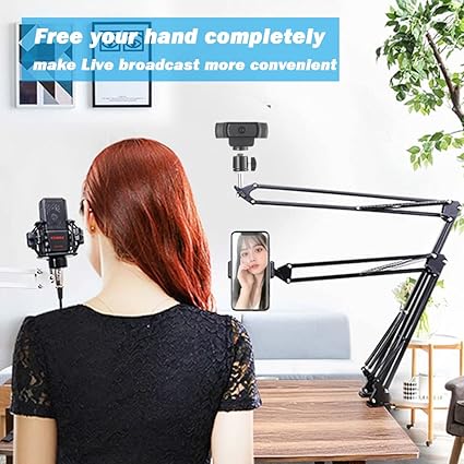 Universal Long-Arm Scissor Desk Mount Holder