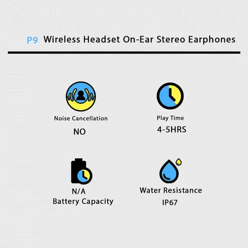 P9 Pro Max Wireless Headphones